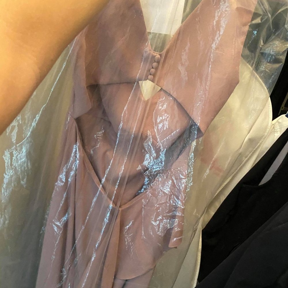 NEVER worn Amsale bridesmaid gown